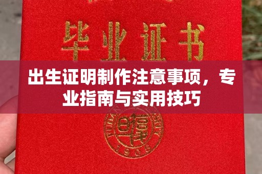 原平出生证明制作注意事项，专业指南与实用技巧