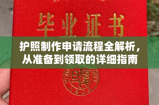 原平护照制作申请流程全解析，从准备到领取的详细指南