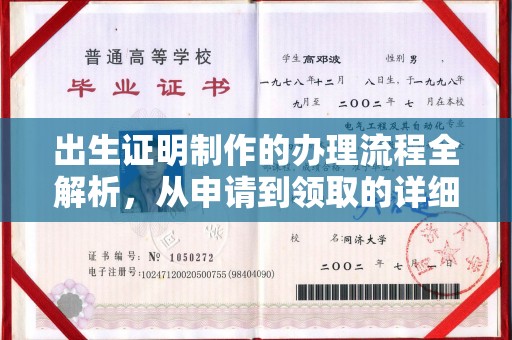 原平出生证明制作的办理流程全解析，从申请到领取的详细指南