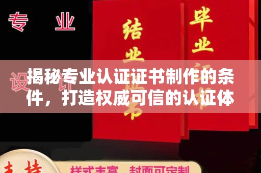 原平揭秘专业认证证书制作的条件，打造权威可信的认证体系